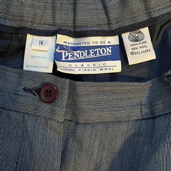 Vintage Pendleton 100% Virgin Wool Pants Trousers Made in USA Gray Size 30 - Picture 5 of 5